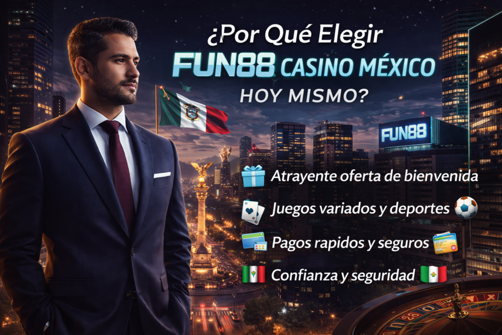 ¿Por qué elegir Fun 88 Casino Mexico hoy mismo?